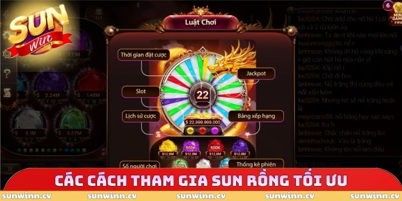 SUN Rồng - Hành Trình Trải Nghiệm Quay Thưởng Tại SUNWIN 5 Các cách tham gia SUN Rồng tối ưu