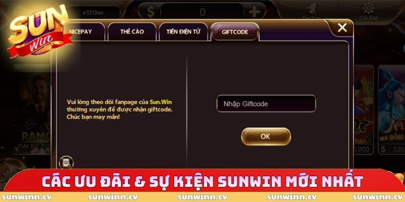 Sự Kiện SUNWIN Mới Nhất - Thưởng 2.000.000 Cho Tân Thủ 3 Các ưu đãi & sự kiện SUNWIN mới nhất