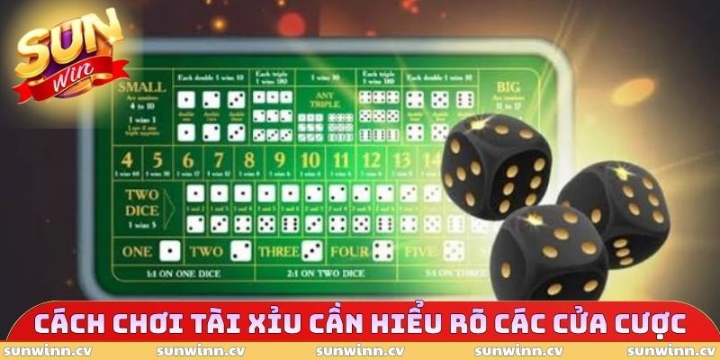 Cách Chơi Tài Xỉu Từ A-Z Cho Thành Viên Mới Tại SUNWIN 3 Cách chơi tài xỉu cần hiểu rõ các cửa cược