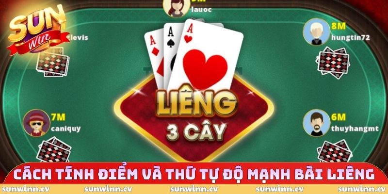 Cách Chơi Liêng SUNWIN Từ A-Z Cho Người Mới Trải Nghiệm 4 Cách tính điểm và thứ tự độ mạnh bài liêng