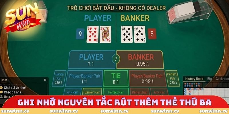 Ghi nhớ nguyên tắc rút thêm thẻ thứ ba trong game