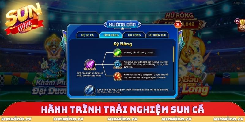 SUN Cá - Trải Nghiệm Săn Bắt Thú Vị Ngay Tại SUNWIN 3 Hành trình trải nghiệm SUN cá