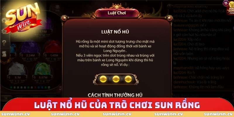 SUN Rồng - Hành Trình Trải Nghiệm Quay Thưởng Tại SUNWIN 4 Luật nổ hũ của trò chơi SUN Rồng