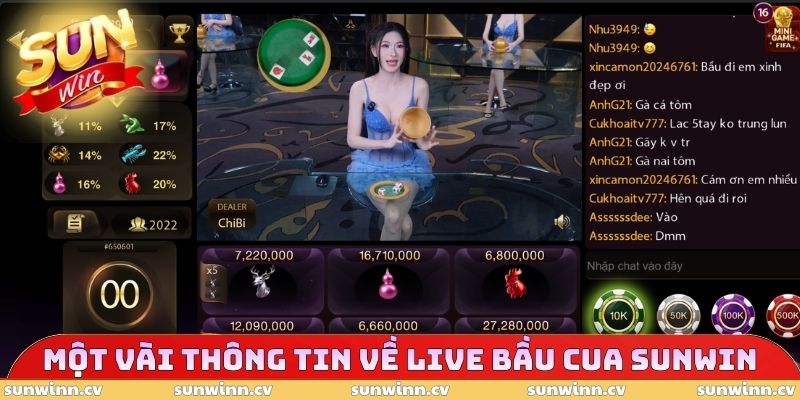 Live Bầu Cua SUNWIN - Trải Nghiệm Vui Nhộn Nhận Quà Liên Tục 2 Một vài thông tin về Live Bầu Cua SUNWIN