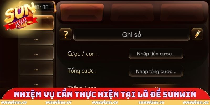Lô Đề SUNWIN - Loại Hình Xổ Số Tối Ưu Nên Tham Gia Mỗi Ngày 2 Nhiệm vụ cần thực hiện tại lô đề SUNWIN