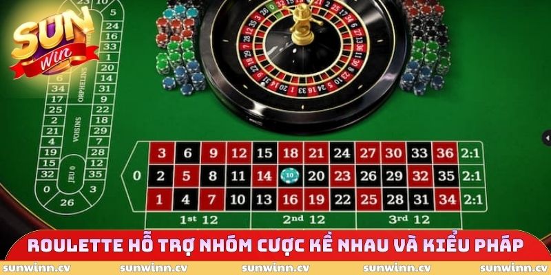 Cách Chơi Roulette Online Chuẩn Cho Người Mới Bắt Đầu 4 Roulette hỗ trợ nhóm cược kề nhau và kiểu Pháp